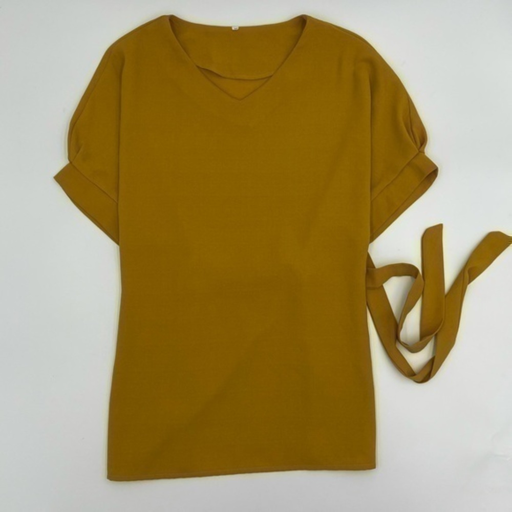 Tie Around, Simple Yellow Top